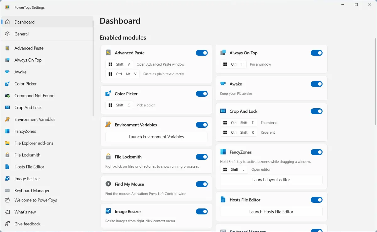 آموزش کامل پاور تویز PowerToys