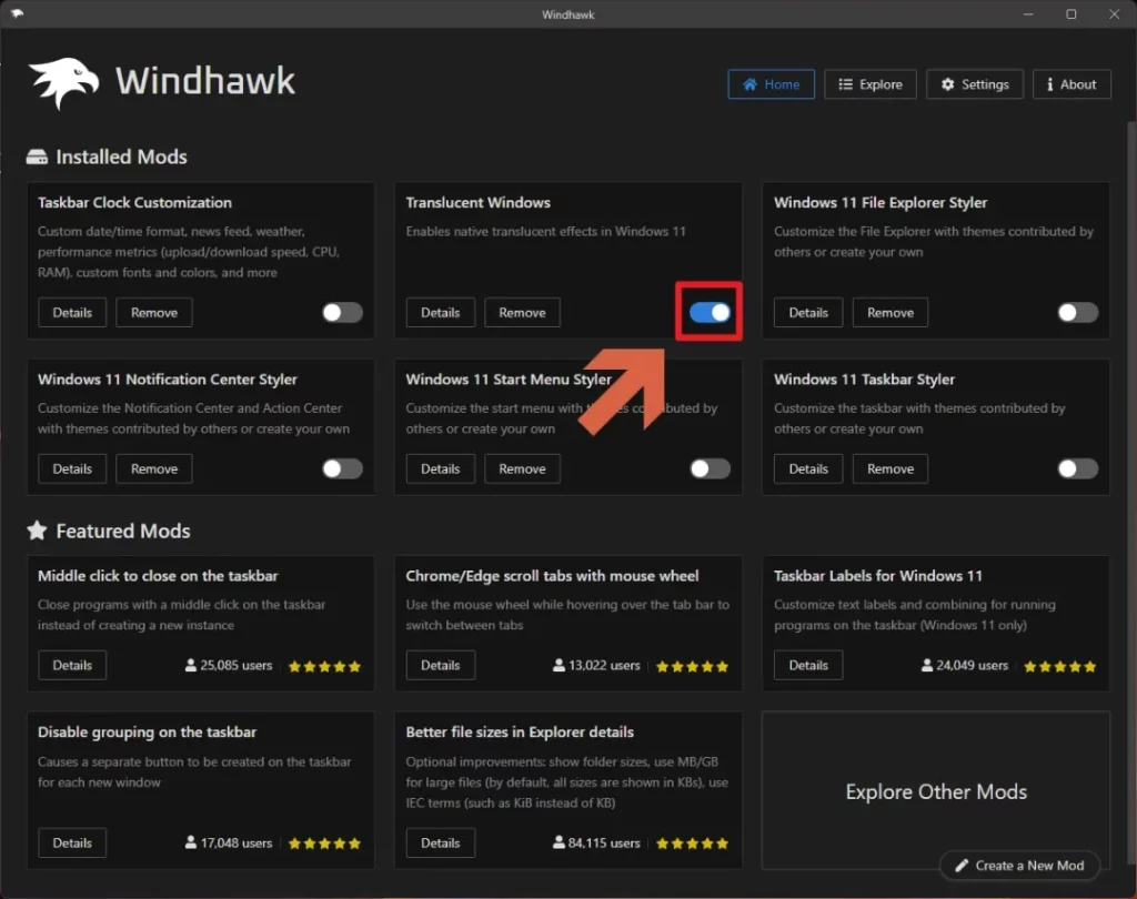 تغییر ظاهر ویندوز ۱۱
