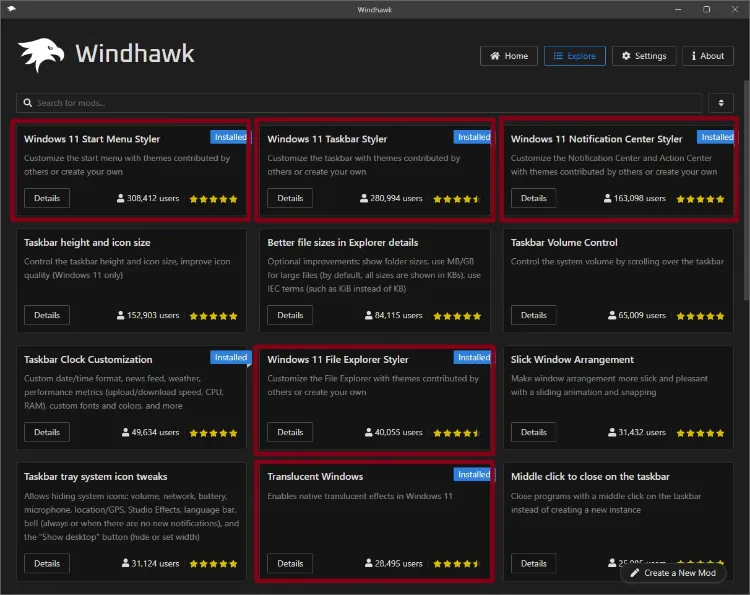 تغییر ظاهر ویندوز ۱۱