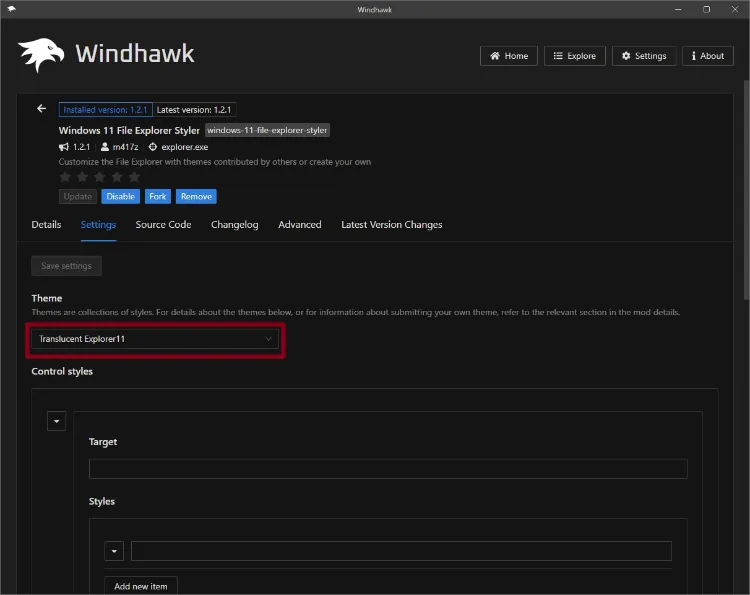 تغییر ظاهر ویندوز ۱۱